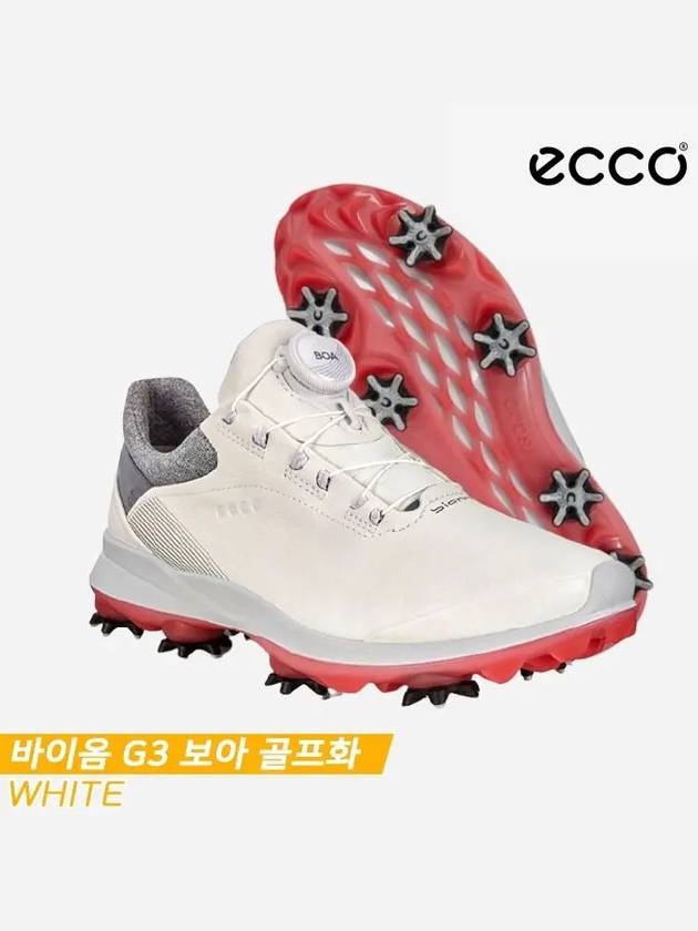 Biome G3 Boa Golf Shoes 102413 01007 White Women’s - ECCO - BALAAN 3