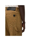 Cotton Workwear Straight Pants Brown - LOEWE - BALAAN 5