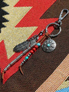 Navajo Feather Beads Keyring Brown - KND - BALAAN 2