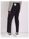 Milano Compact Gabardine Wool Straight Pants Blue - GOLDEN GOOSE - BALAAN 3