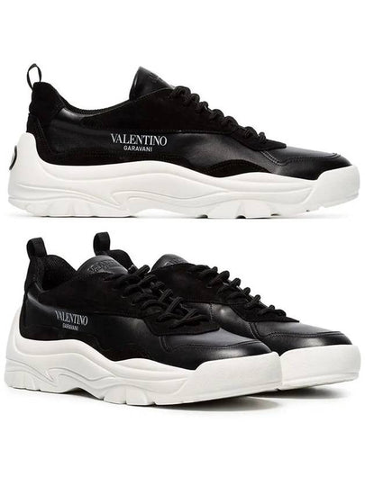 Logo Banshee Low Top Sneakers Black - VALENTINO - BALAAN 2