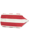 Easy Shopper Stripes Tote Bag Red - GANNI - BALAAN 5