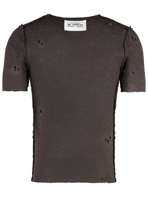 long sleeve t-shirt GXP33TJEMZ4 M0682 BROWN - DOLCE&GABBANA - BALAAN 3