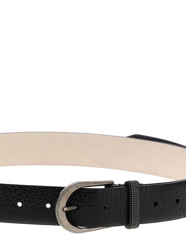 24FW Belt M0JUMC31GPC101 Black - BRUNELLO CUCINELLI - BALAAN 4