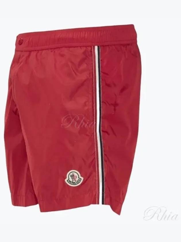 24 2C00021 53326 455 Logo Patch Swim Shorts - MONCLER - BALAAN 1