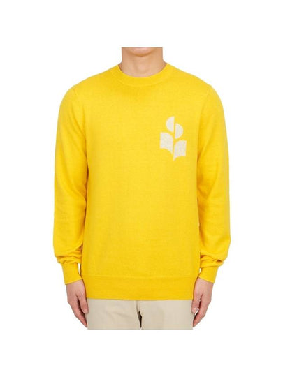 Evans Logo Crew Neck Knit Top Yellow - ISABEL MARANT - BALAAN 2