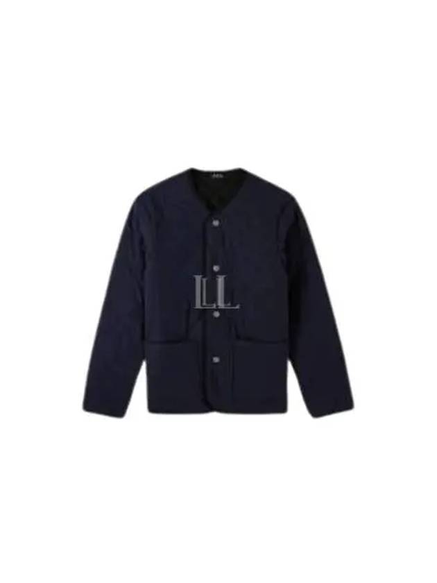 Julien Quilted Jacket Navy - A.P.C. - BALAAN 2