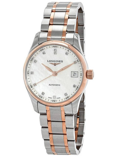 Longines The Longines Master Collection Automatic Diamond White Mother of Pearl Dial Ladies Watch L2.357.5.89.7 - LONGINES - BALAAN 1