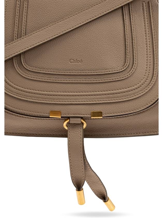 Chloé Handbag Marcie Double Medium, Women's, Beige - CHLOE - BALAAN 6