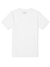 Crew Neck Slim Fit Short Sleeve T-Shirt White - ACNE STUDIOS - BALAAN 1