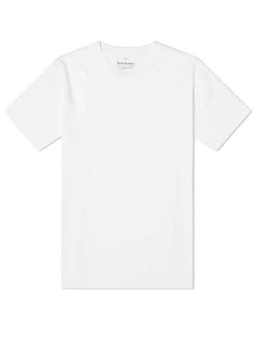 Crew Neck Slim Fit Short Sleeve T-Shirt White - ACNE STUDIOS - BALAAN 1