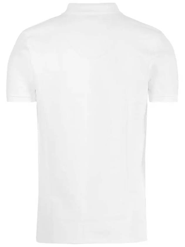 Logo Slim Fit Short Sleeve Polo Shirt White - POLO RALPH LAUREN - BALAAN 4