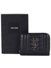 Monogram mixed bifold wallet 437470 BRMO4 1000 black - SAINT LAURENT - BALAAN 5