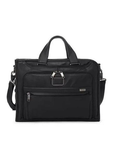 Alpha Slim Deluxe Portfolio Briefcase Black 1501971041 - TUMI - BALAAN 1