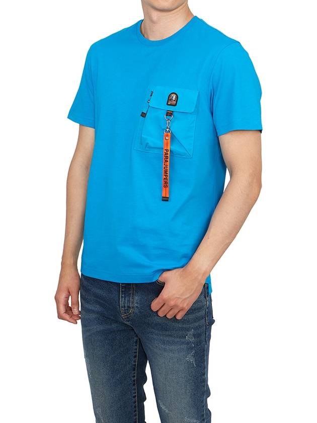 Mojave Men s Short Sleeve T Shirt PMTSRE07 BLUE JEWEL - PARAJUMPERS - BALAAN 4