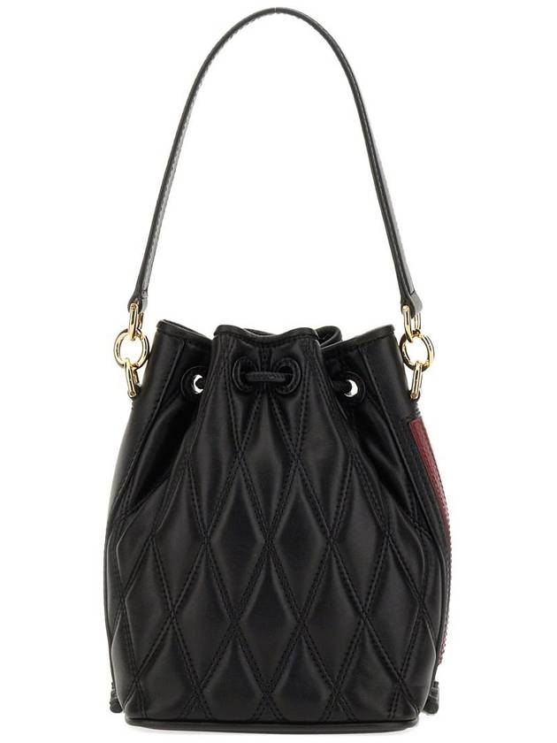 Done Leather Bucket Bag Black - BALLY - BALAAN 9