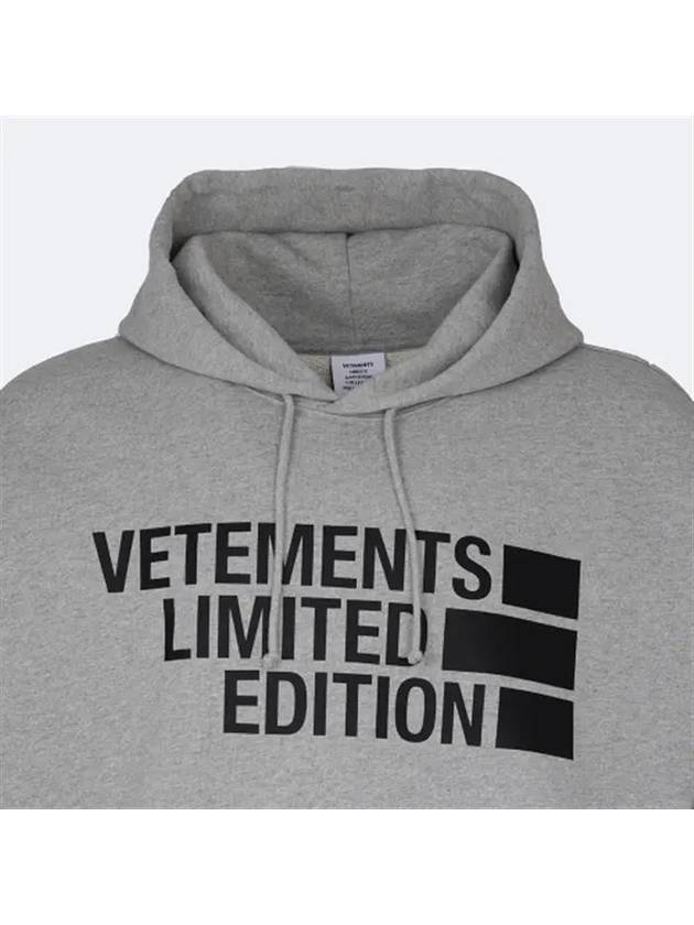 Big Logo Hoodie Grey - VETEMENTS - BALAAN 3