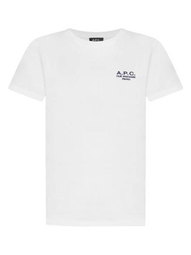 Denise Embroidered Short Sleeve T-shirt White - A.P.C. - BALAAN 2