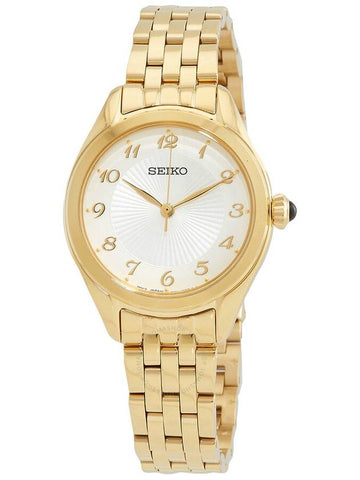 Seiko Quartz Silver Dial Ladies Watch SUR384P1 - SEIKO - BALAAN 1