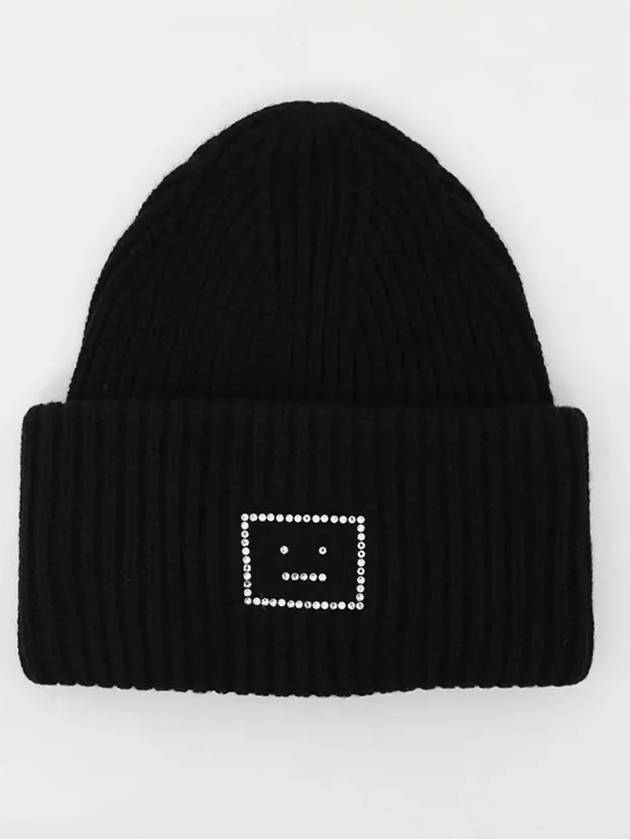 Face Logo Beanie Black - ACNE STUDIOS - BALAAN 4