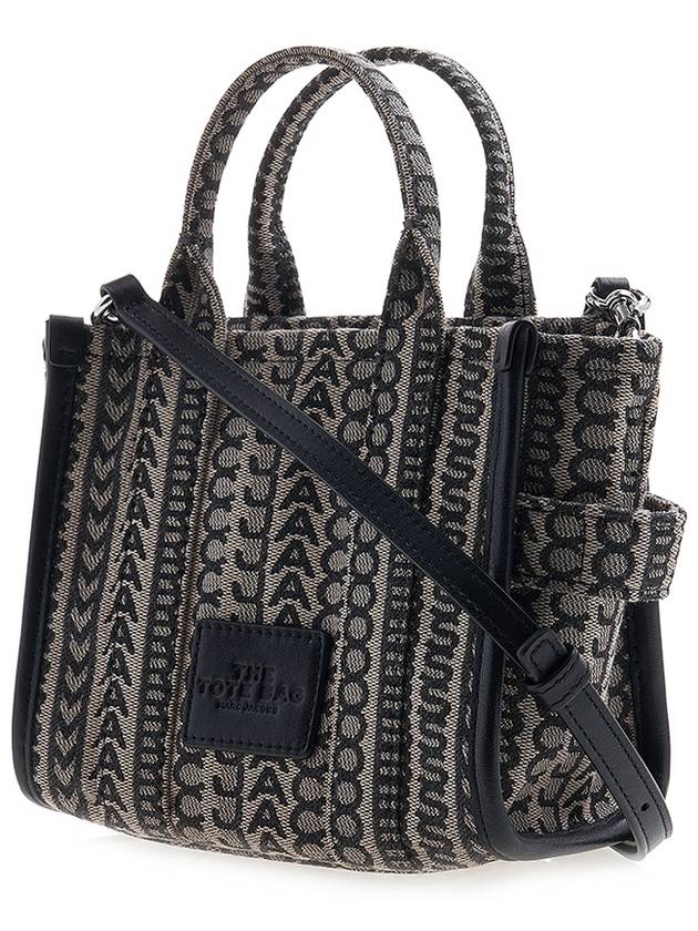 Monogram Micro Tote Bag Black - MARC JACOBS - BALAAN 3