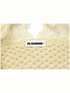 Knit Cotton Tote Bag Beige - JIL SANDER - BALAAN 4