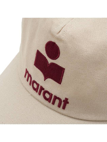 Tyron Logo Ball Cap Ivory - ISABEL MARANT - BALAAN 7