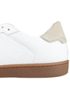 Court Classic Perforated Beige Tab Low Top Sneakers White - SAINT LAURENT - BALAAN 7