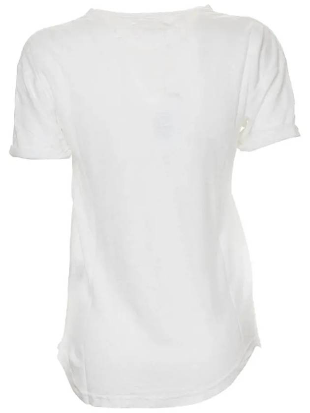 Women's Koldi Logo Short Sleeve T Shirt White - ISABEL MARANT - BALAAN 4