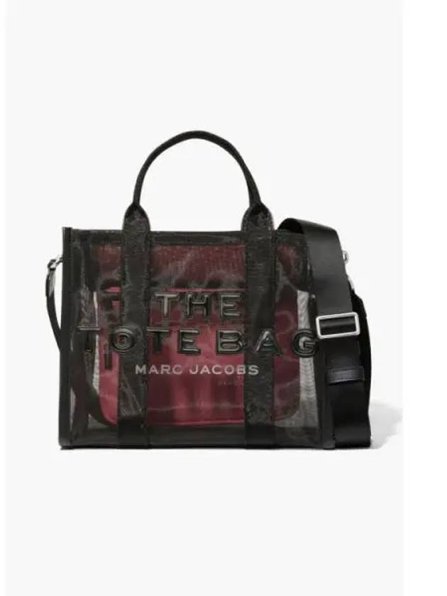 The Medium Tote Bag Mesh Black MBBAM22009BKX - MARC JACOBS - BALAAN 1