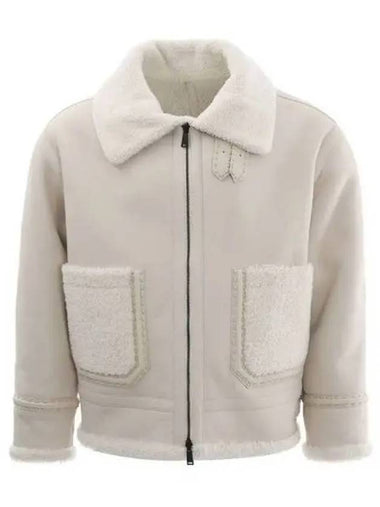 Two pocket white mustang jacket 270102 - FENDI - BALAAN 1