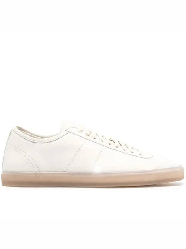 Linoleum Leather Low-Top Sneakers White - LEMAIRE - BALAAN 2