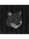 Wool Fox Head Beanie Black - MAISON KITSUNE - BALAAN 6