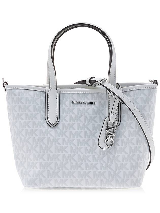 Eliza Extra Small Logo Tote Bag White - MICHAEL KORS - BALAAN 3