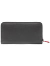 Monster Zip Round Long Wallet Grey - FENDI - BALAAN 5