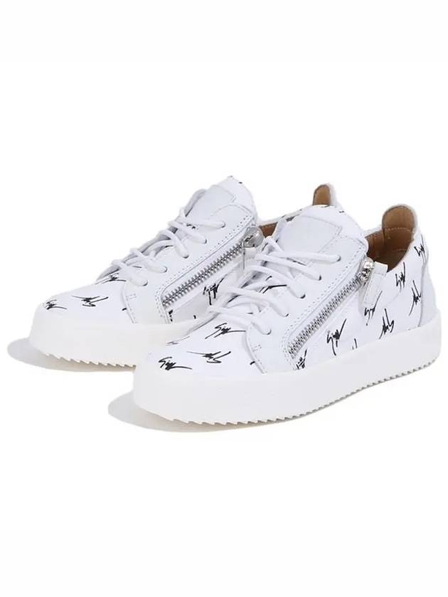 RS80019 BIANCONERO Signature Sneakers - GIUSEPPE ZANOTTI - BALAAN 1