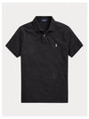 Embroidered Pony Logo White Polo Shirt Black - POLO RALPH LAUREN - BALAAN 2