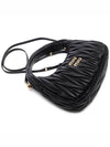 Wander Matelasse Nappa Leather Mini Hobo Tote Bag Black - MIU MIU - BALAAN 6