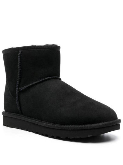 'Mini Classic Ii' Black Pull-On Boots In Suede Woman - UGG - BALAAN 2