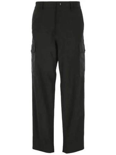 2A00032 89A2H 999 Logo Patch Straight Pants - MONCLER - BALAAN 1