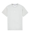 Embroidered Logo Short Sleeve T-Shirt Pearly Grey - STONE ISLAND - BALAAN 1