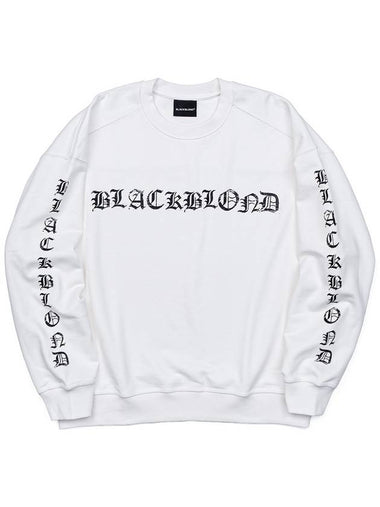 BBD Crushed Faith Sweatshirt White - BLACKBLOND - BALAAN 1