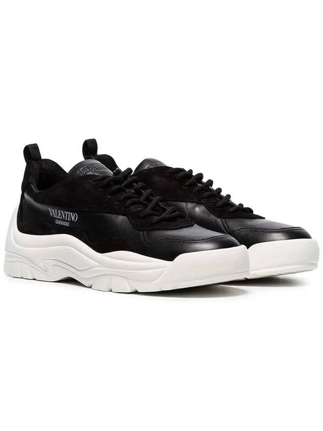 Logo Banshee Low Top Sneakers Black - VALENTINO - BALAAN 4