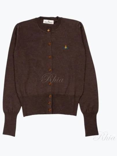 Bea Cardigan Brown 1803002PY0006D401 - VIVIENNE WESTWOOD - BALAAN 2