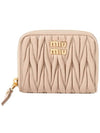 Matelasse Nappa Leather Coin Wallet Pink - MIU MIU - BALAAN 2