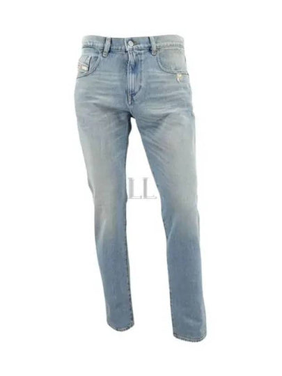 2019 D Strukt Slim Jeans Light Blue - DIESEL - BALAAN 2