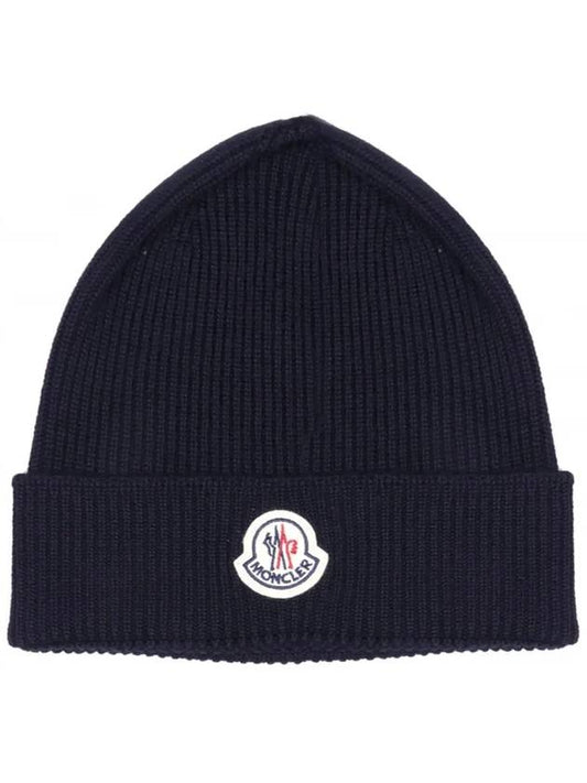 Beanie Navy 3B705 00 A9342 742 - MONCLER - BALAAN 1