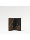 Pocket Organizer Macassa Card Wallet Brown Black - LOUIS VUITTON - BALAAN 4