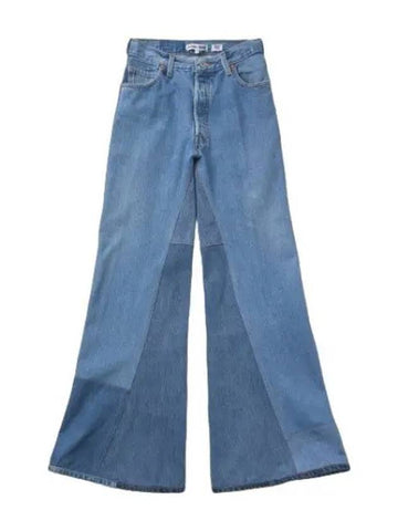 Mega Belle Denim Pants Indigo Jeans - RE/DONE - BALAAN 1