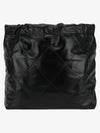 Shiny Calfskin 22 Small Shoulder Bag Black - CHANEL - BALAAN 5